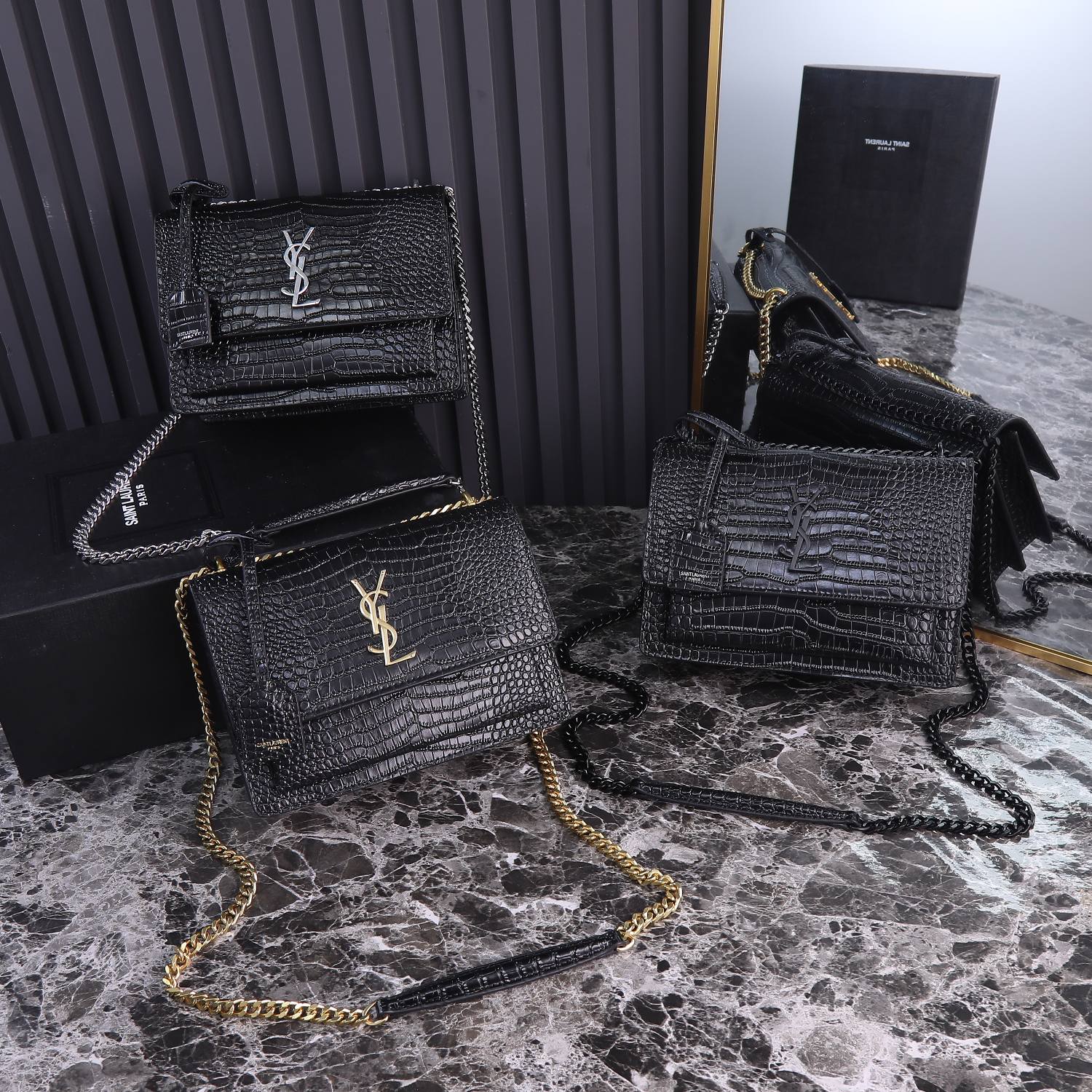 【SAINT LAURENT】GABY サイズ: 26×18×5cm -2色