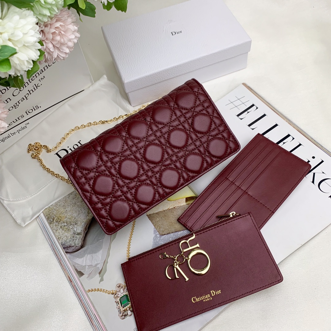 【DIOR】 21.5X12.5X6CM