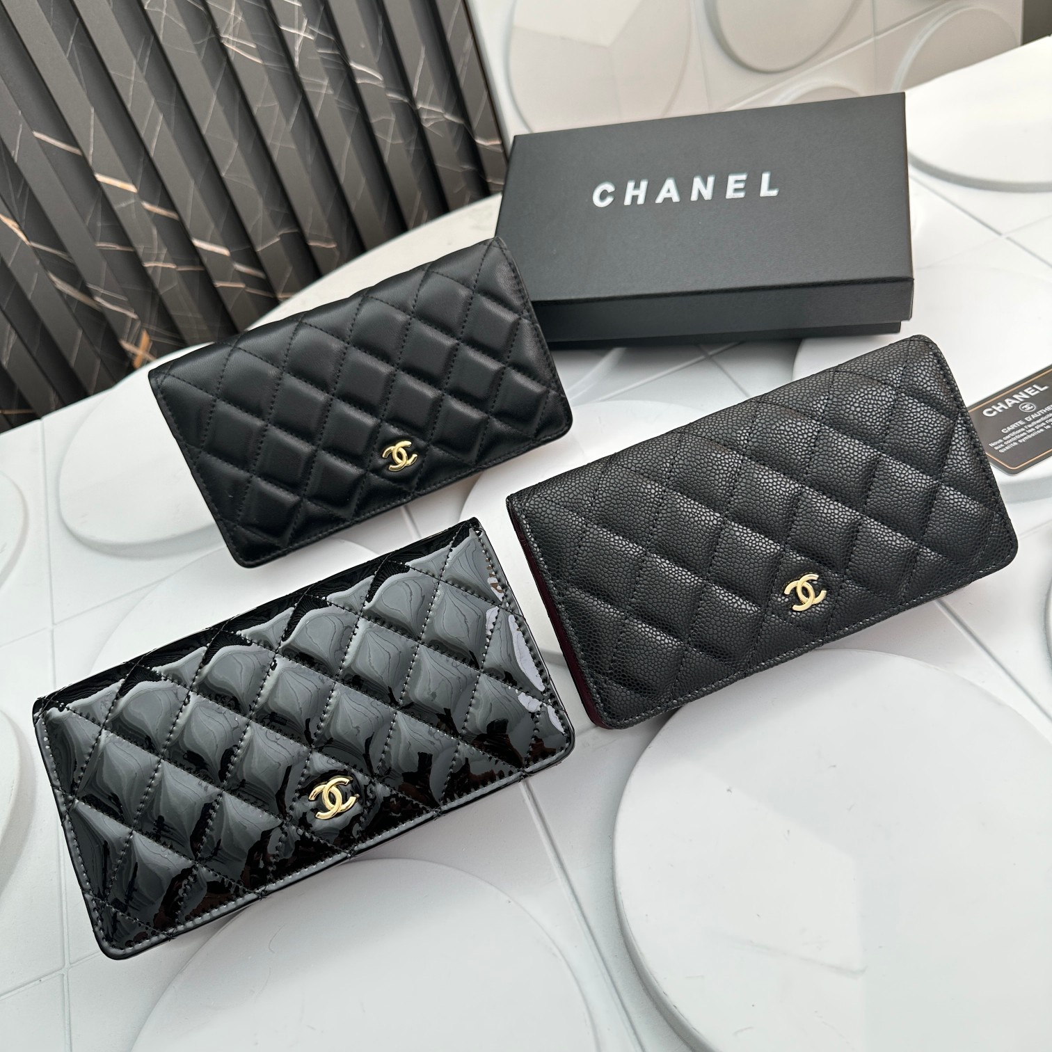 【CHANEL 】財布  19*10＊3CM