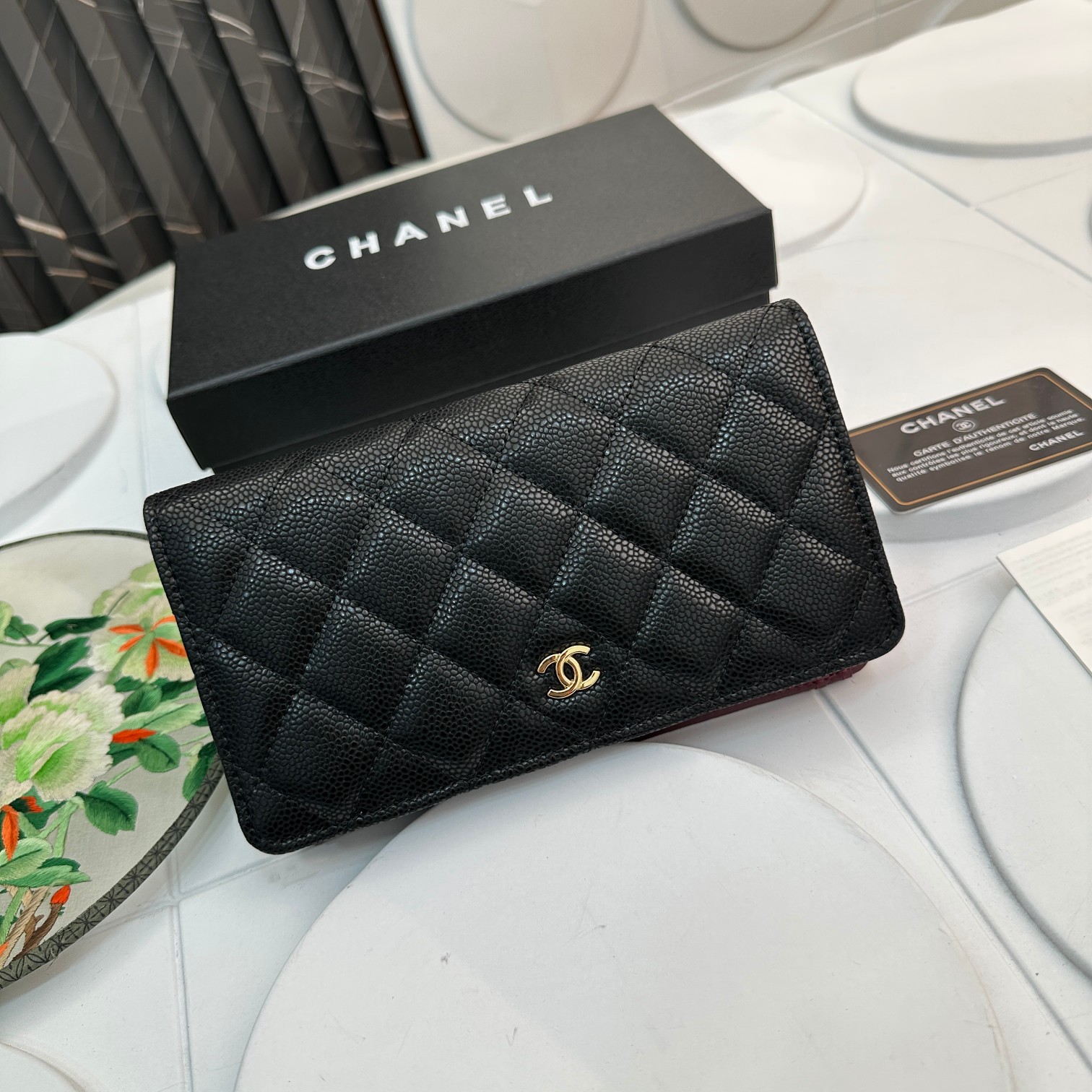 【CHANEL 】財布  19*10＊3CM