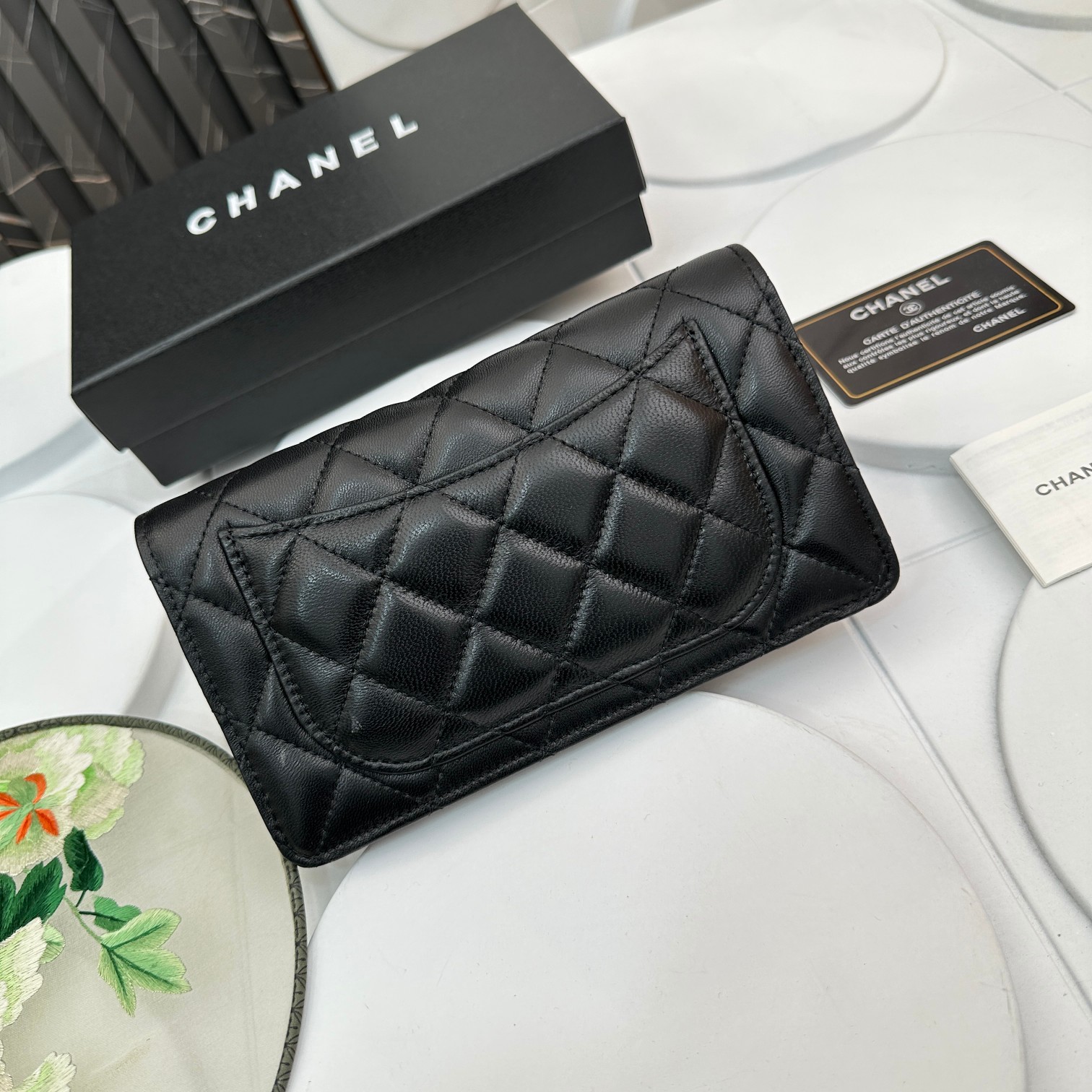 【CHANEL 】財布  19*10＊3CM