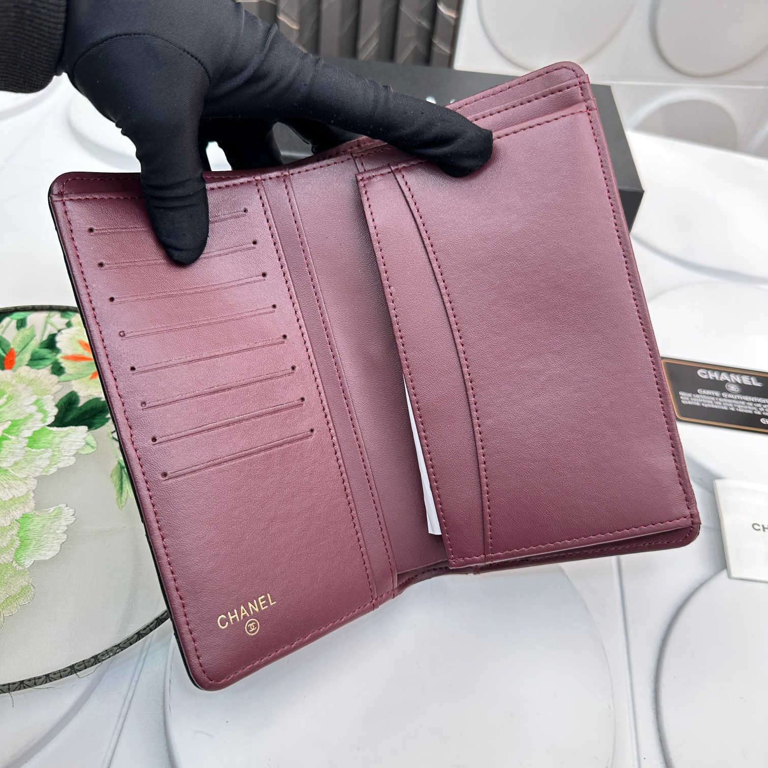 【CHANEL 】財布  19*10＊3CM