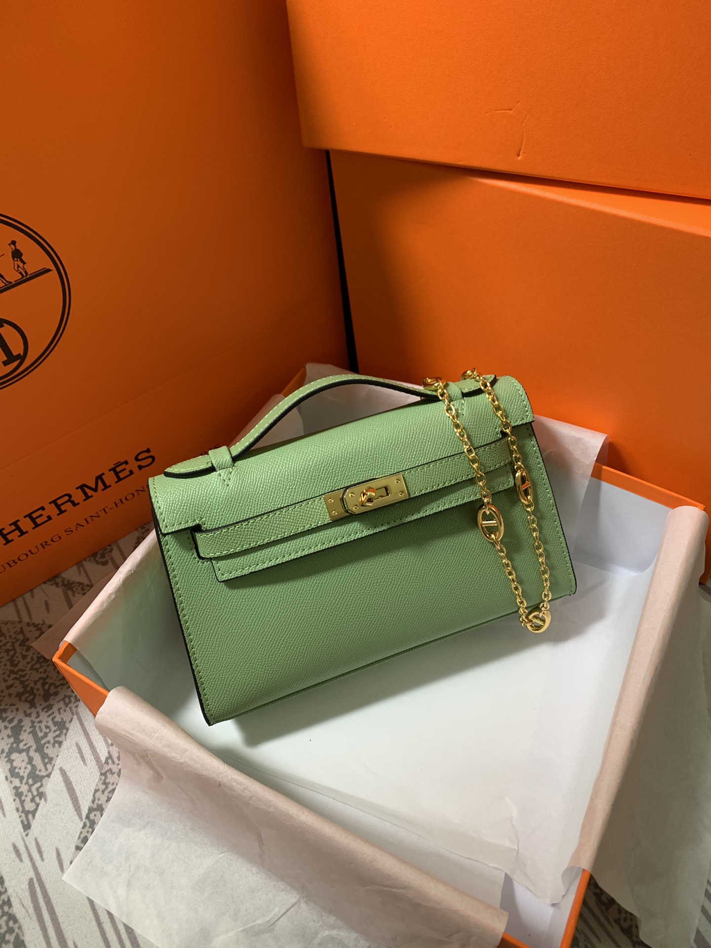 【Hermes 】MINI KELLY 22*13*7CM