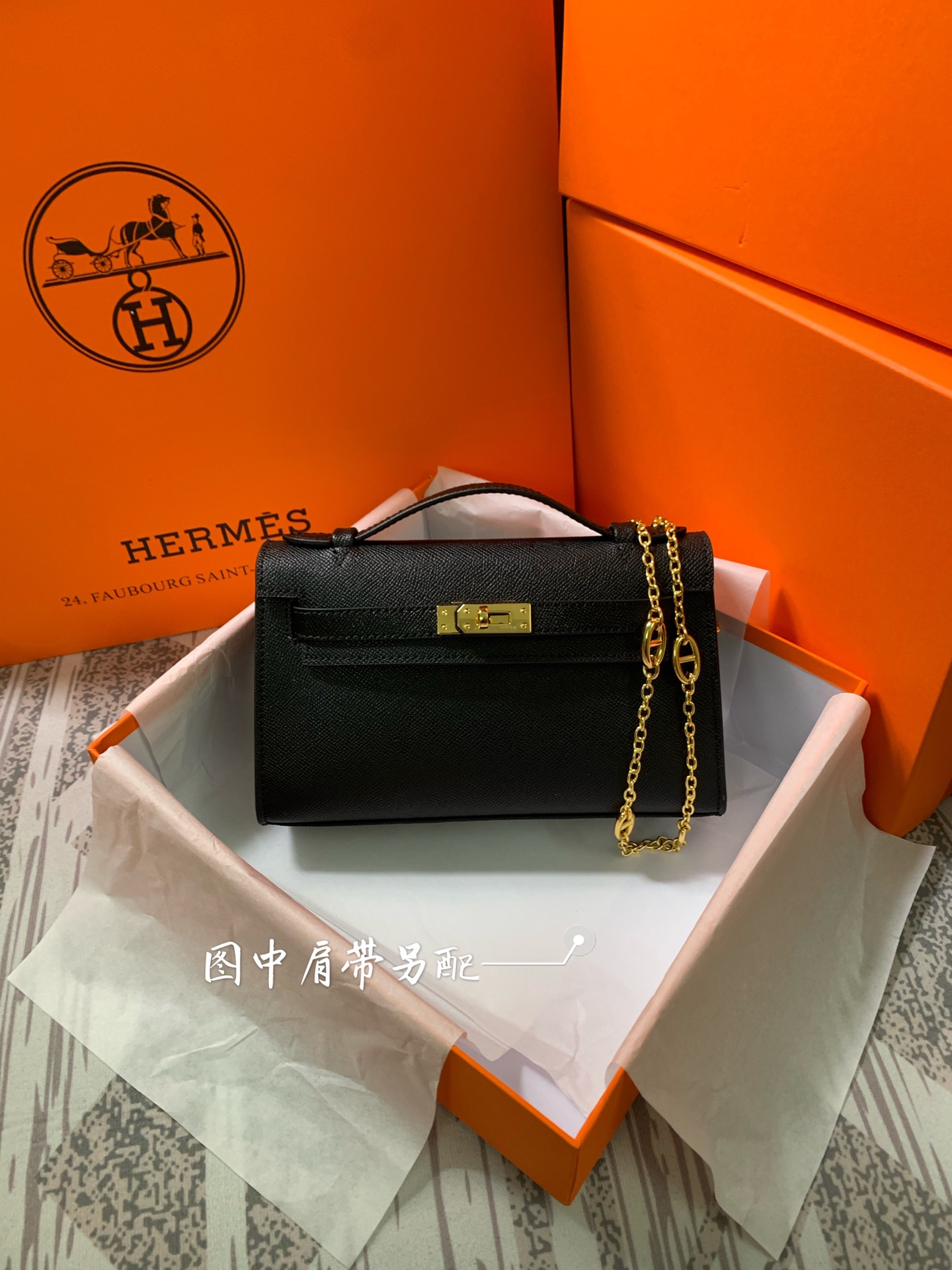 【Hermes 】MINI KELLY 22*13*7CM