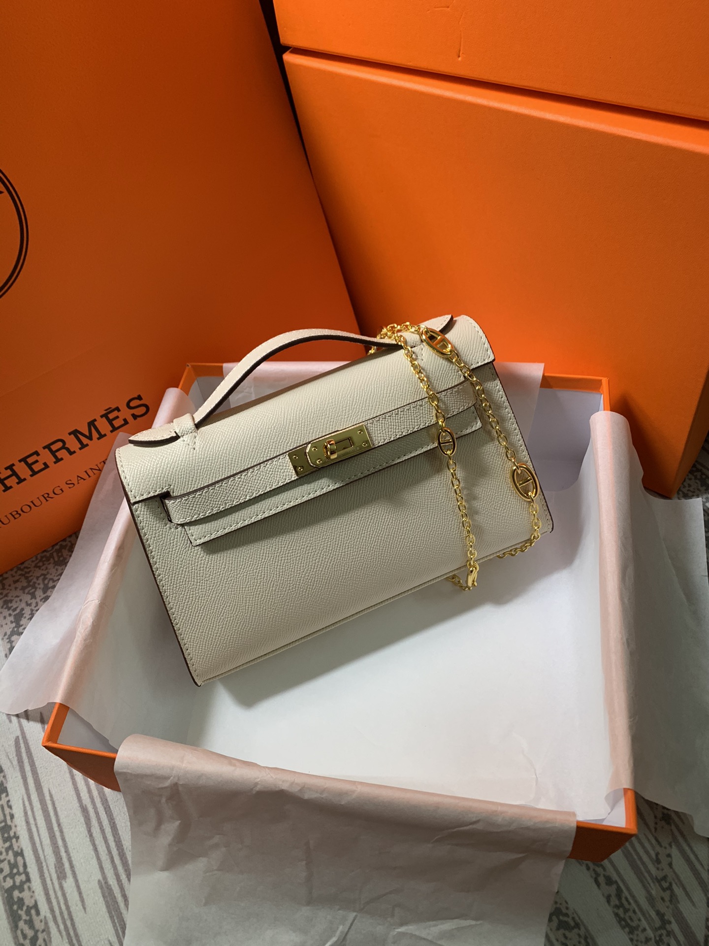 【Hermes 】MINI KELLY 22*13*7CM