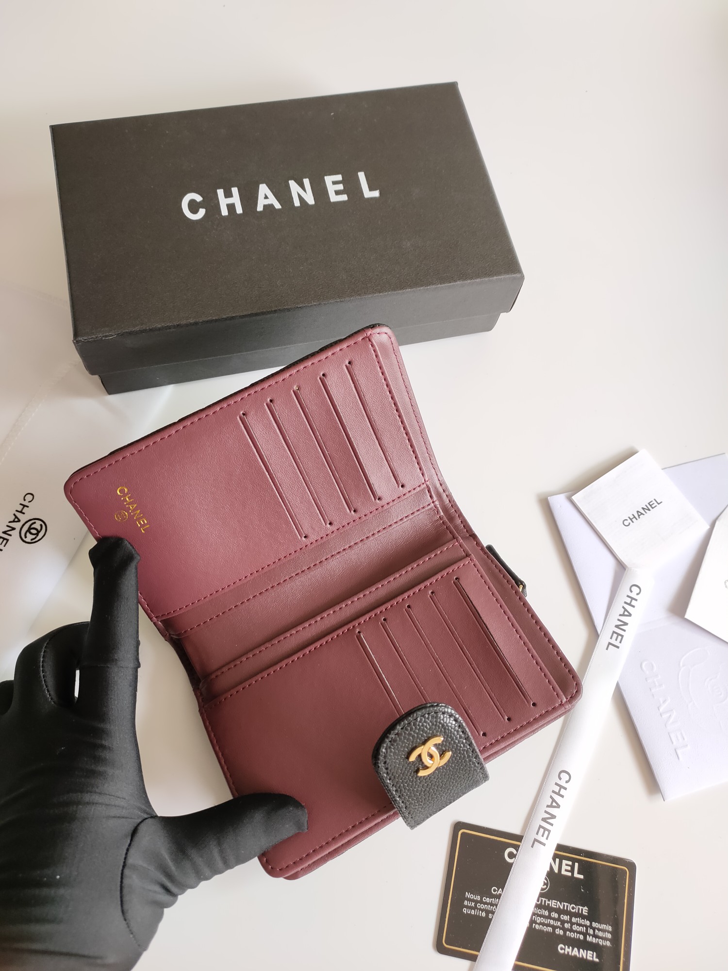 【CHANEL 】財布 15x10x3cm