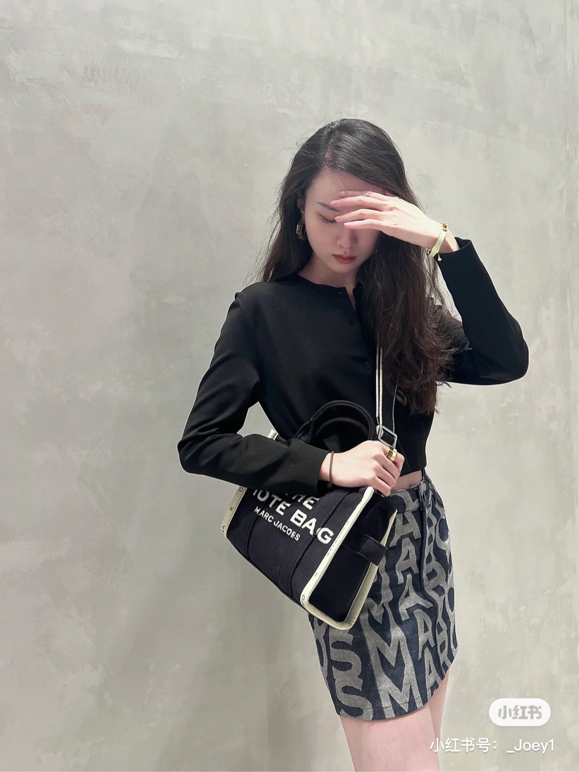 【MARC JACOBS】tote bag 32-25-15cm