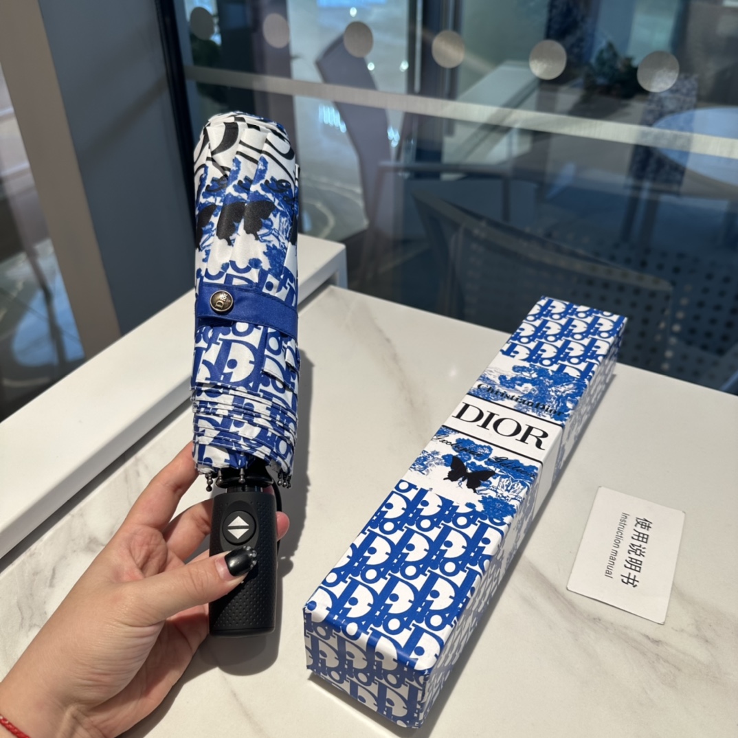 【DIOR】折りたたみ傘 自動開閉