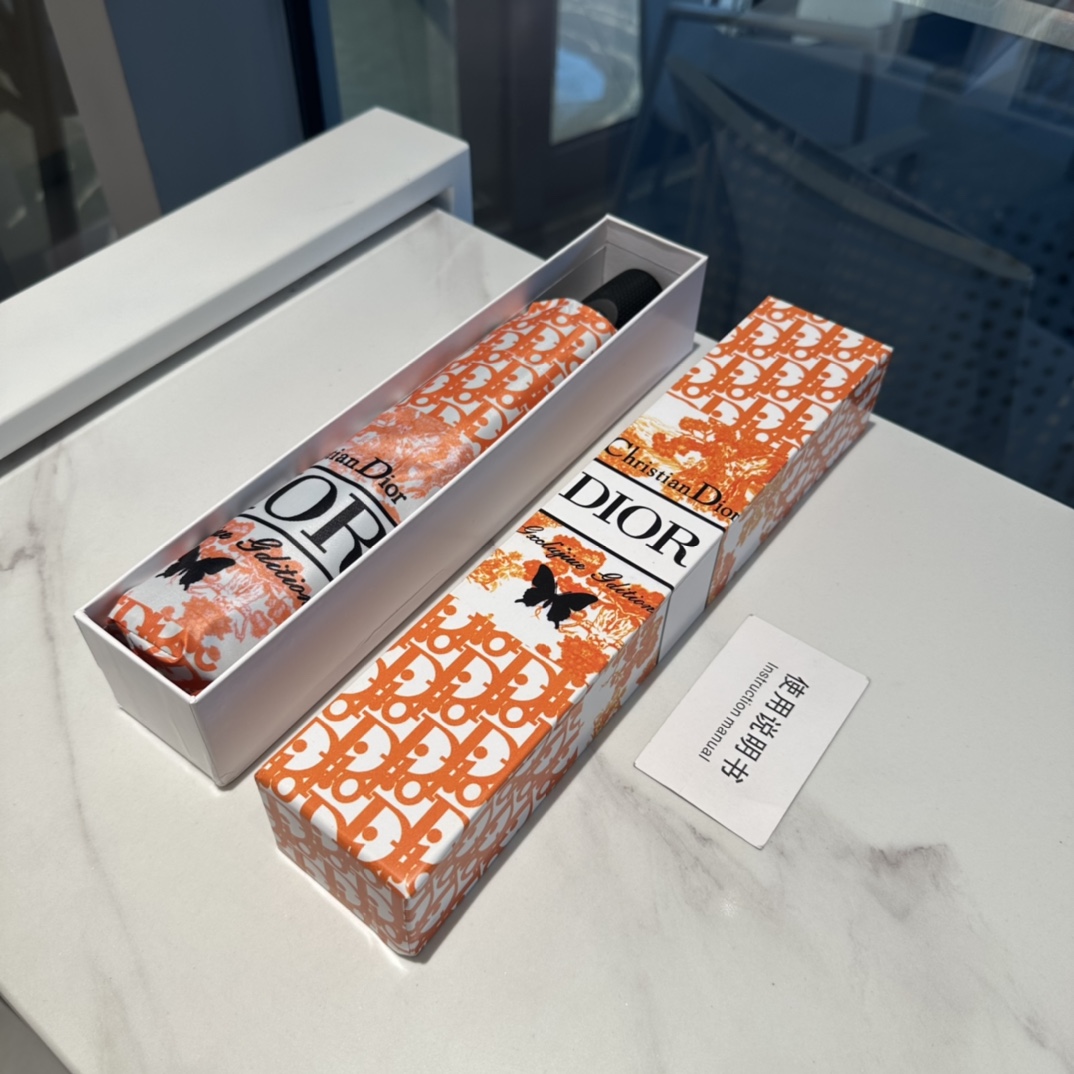 【DIOR】折りたたみ傘 自動開閉