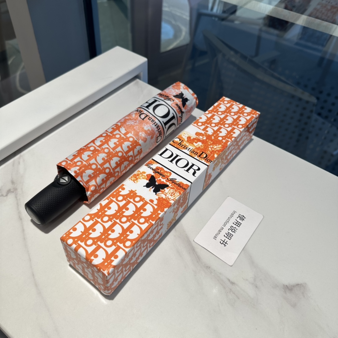 【DIOR】折りたたみ傘 自動開閉