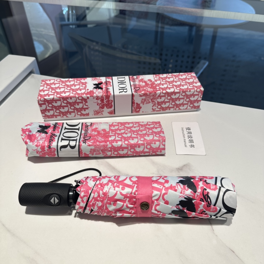【DIOR】折りたたみ傘 自動開閉