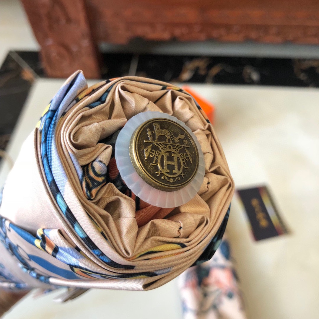 【Hermès】折りたたみ傘 自動開閉