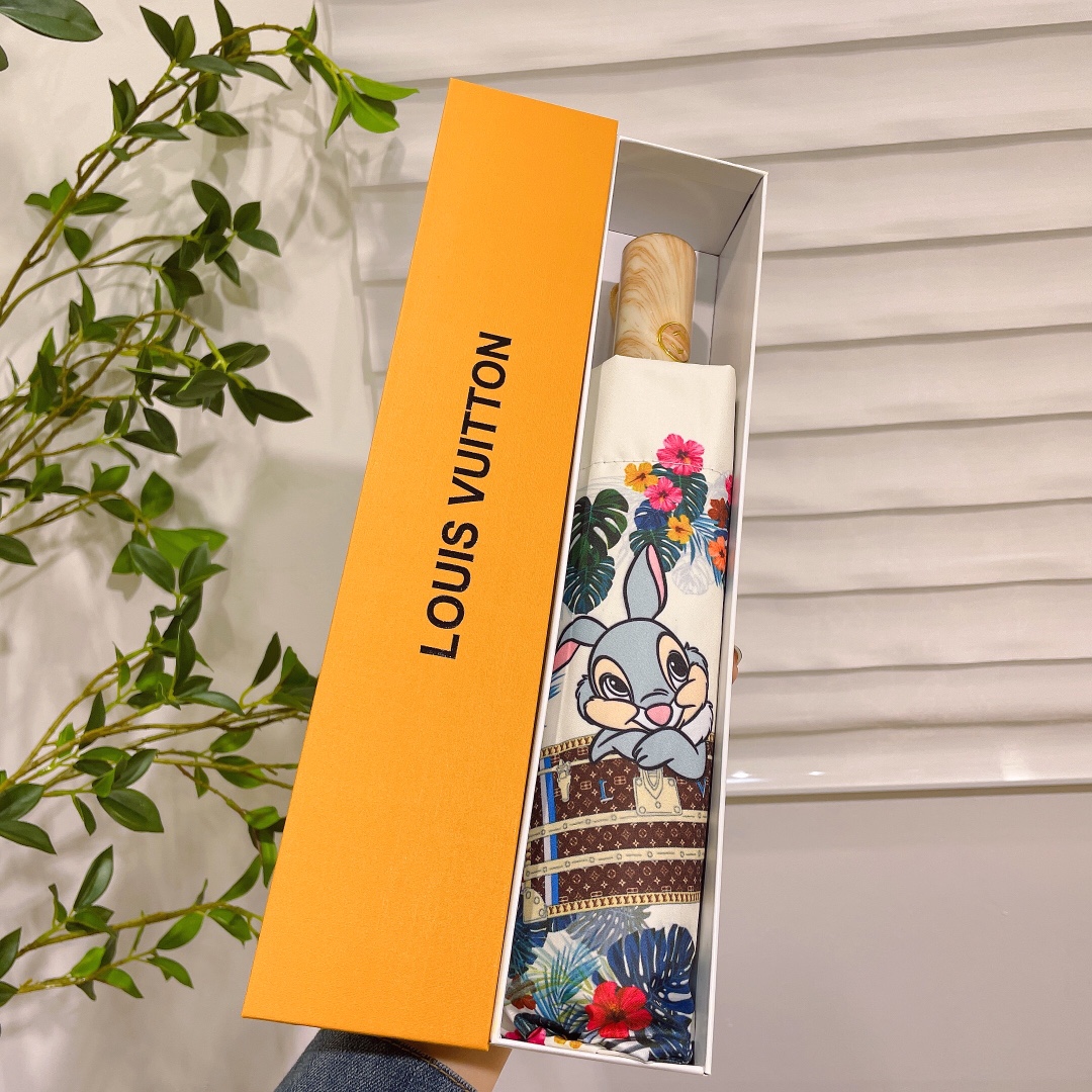 【LOUIS VUITTON】折りたたみ傘 自動開閉