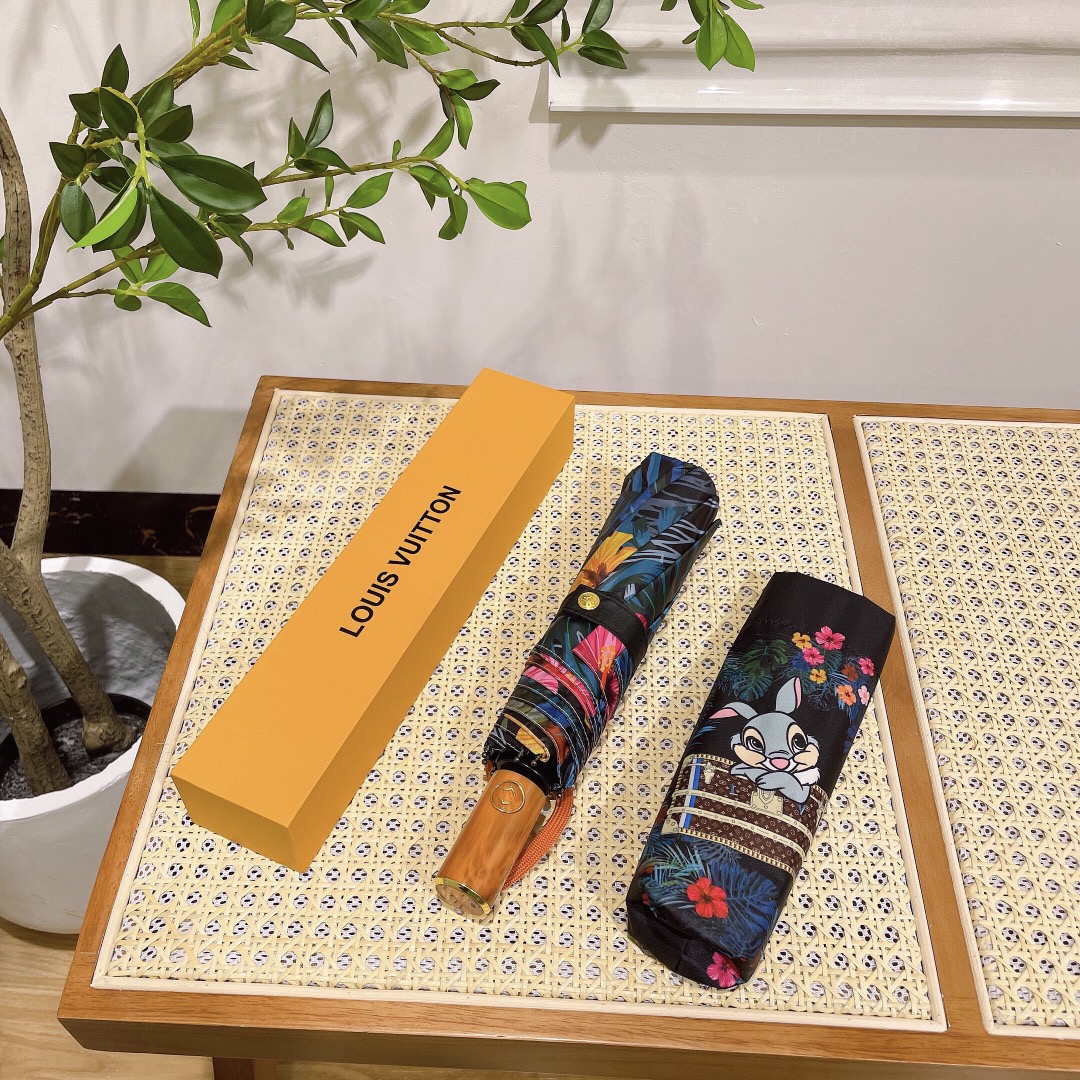 【LOUIS VUITTON】折りたたみ傘 自動開閉