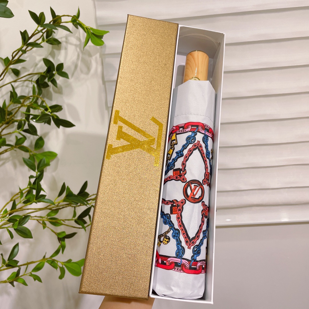 【LOUIS VUITTON】折りたたみ傘 自動開閉