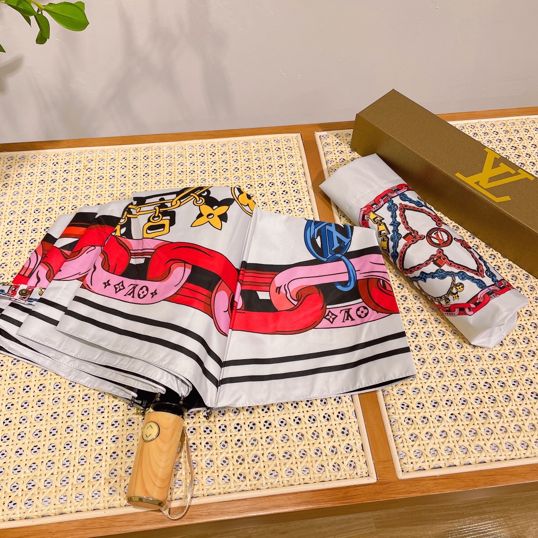 【LOUIS VUITTON】折りたたみ傘 自動開閉