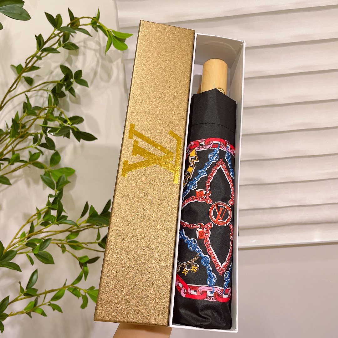 【LOUIS VUITTON】折りたたみ傘 自動開閉