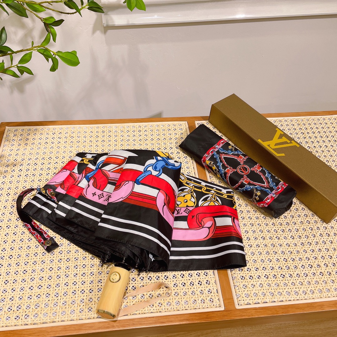 【LOUIS VUITTON】折りたたみ傘 自動開閉