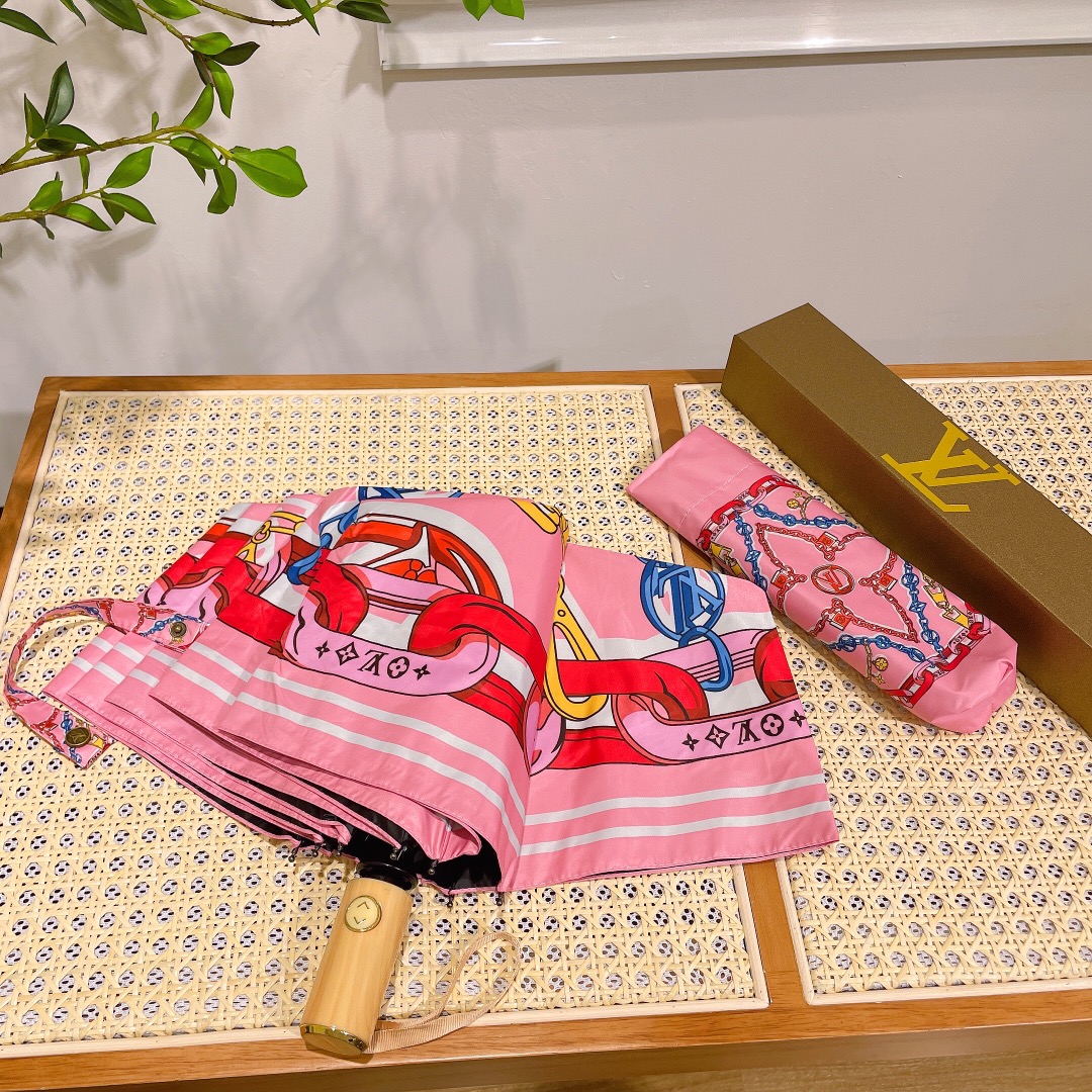 【LOUIS VUITTON】折りたたみ傘 自動開閉