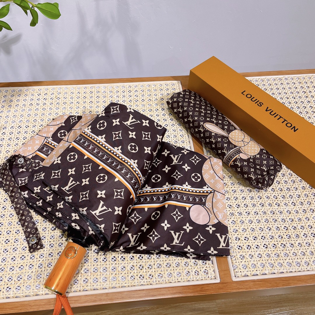 【LOUIS VUITTON】折りたたみ傘 自動開閉