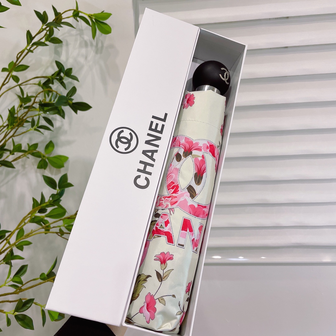 [Copy]【CHANEL】折りたたみ傘 自動開閉