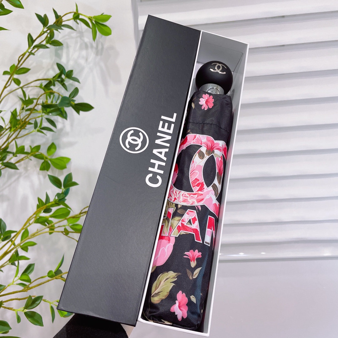 [Copy]【CHANEL】折りたたみ傘 自動開閉
