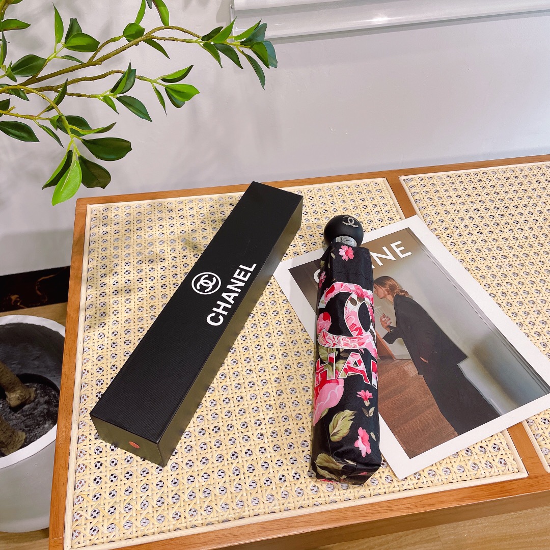 [Copy]【CHANEL】折りたたみ傘 自動開閉