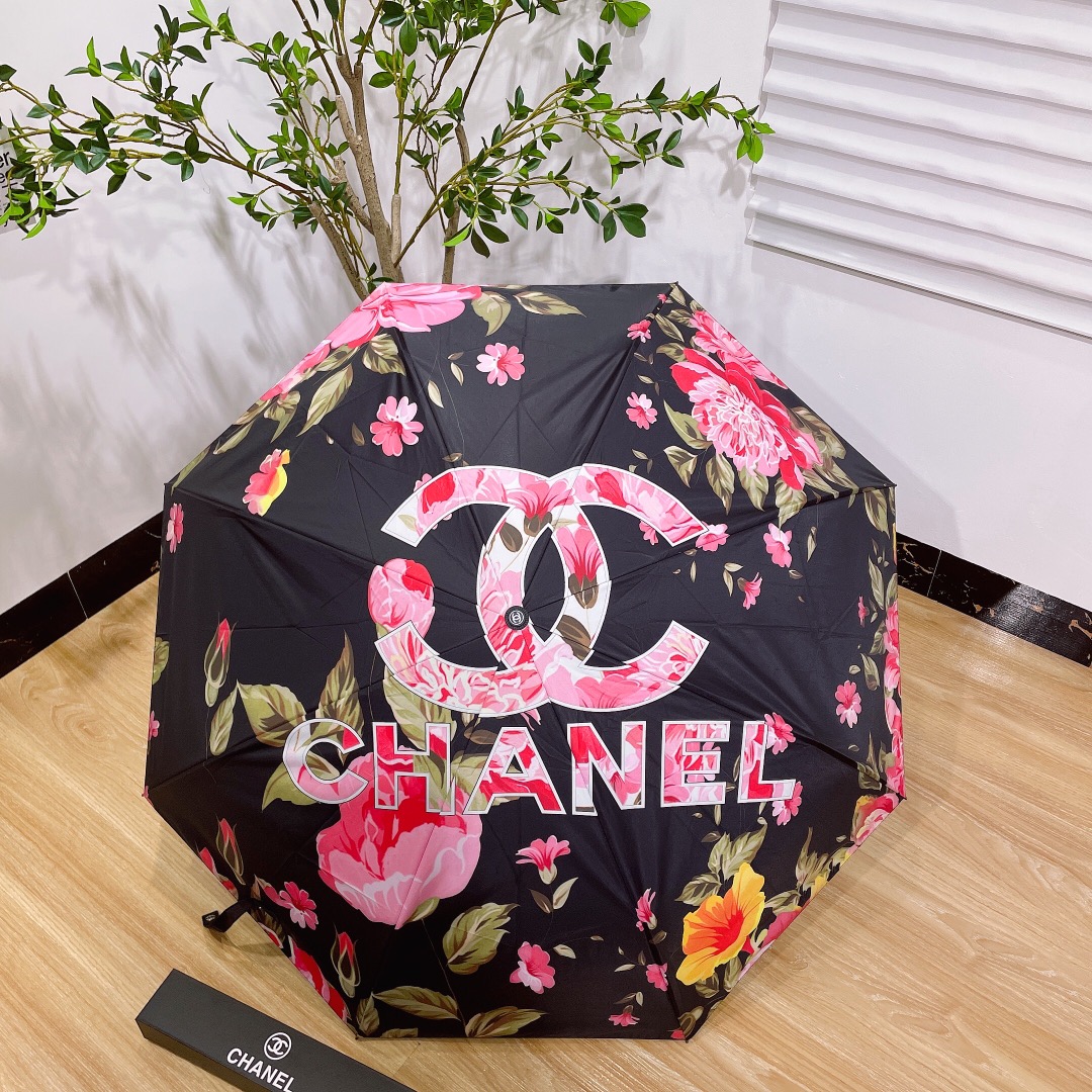 [Copy]【CHANEL】折りたたみ傘 自動開閉