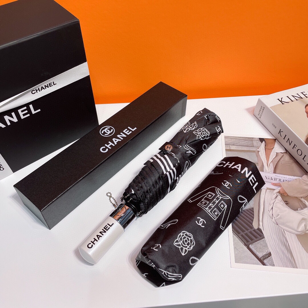 [Copy]【CHANEL】折りたたみ傘 自動開閉