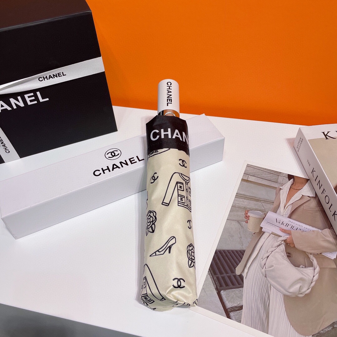 [Copy]【CHANEL】折りたたみ傘 自動開閉