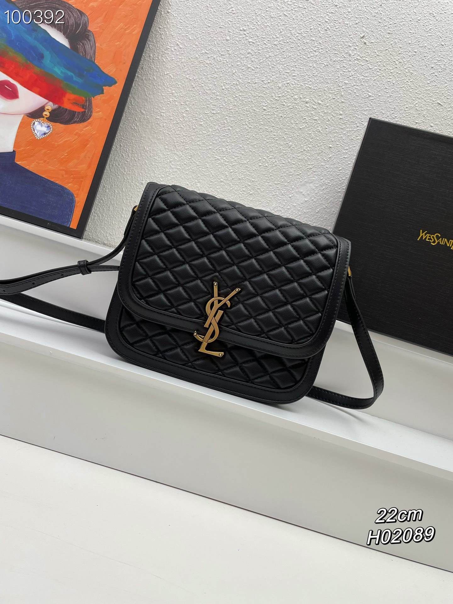 【SAINT LAURENT】𝑺𝑶𝑳𝑭𝑬𝑹𝑰𝑵𝑶 22-18-8CM