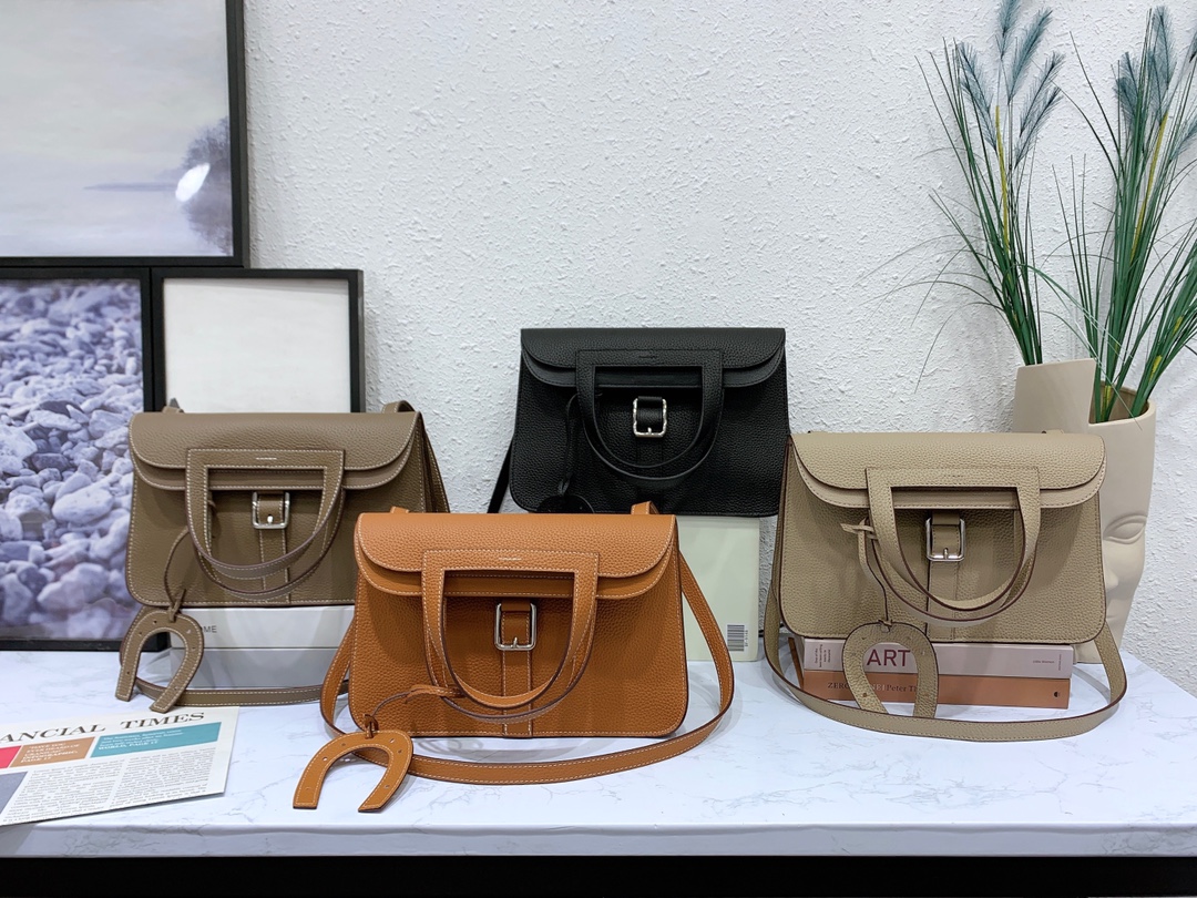 【Hermes 】Halzan 28*18*7CM