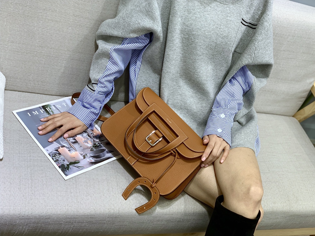 【Hermes 】Halzan 28*18*7CM