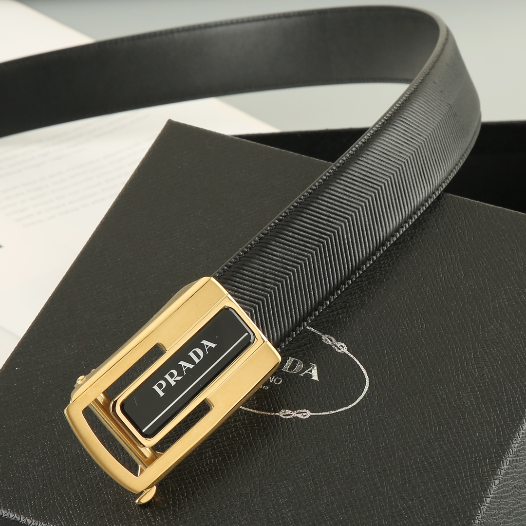 【PRADA】 メンズ  幅：3.5CM 長：105-125CM