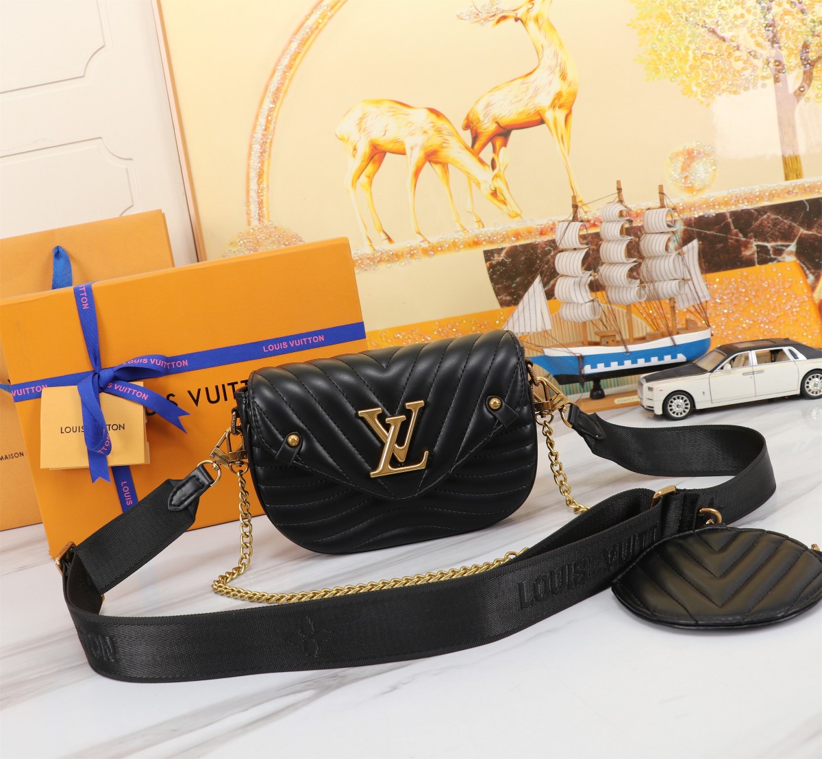 【LOUIS VUITTON】Multi Pochette New Wave 21*13*6.5cm