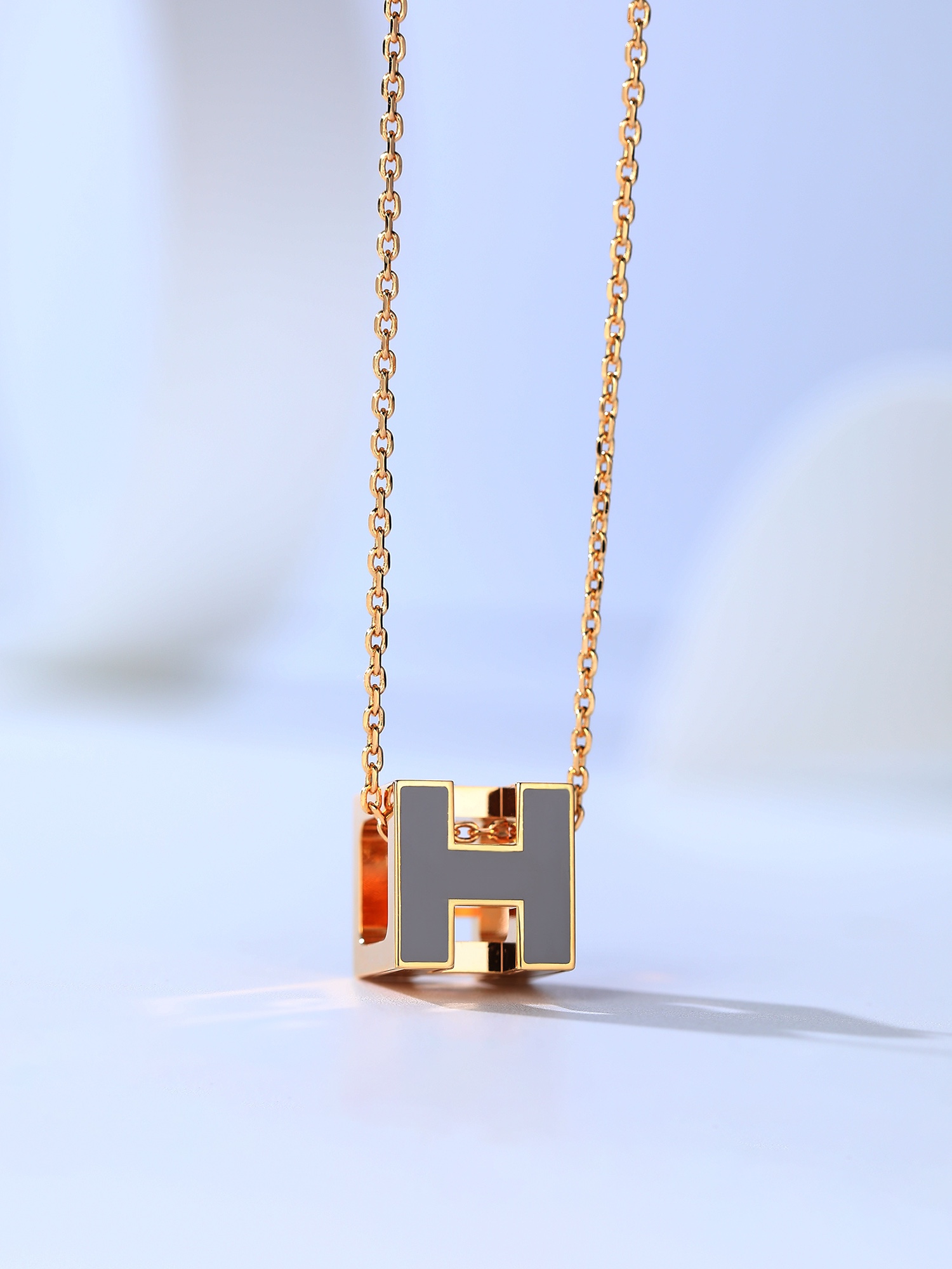 【ネックレス】HERMES Cage