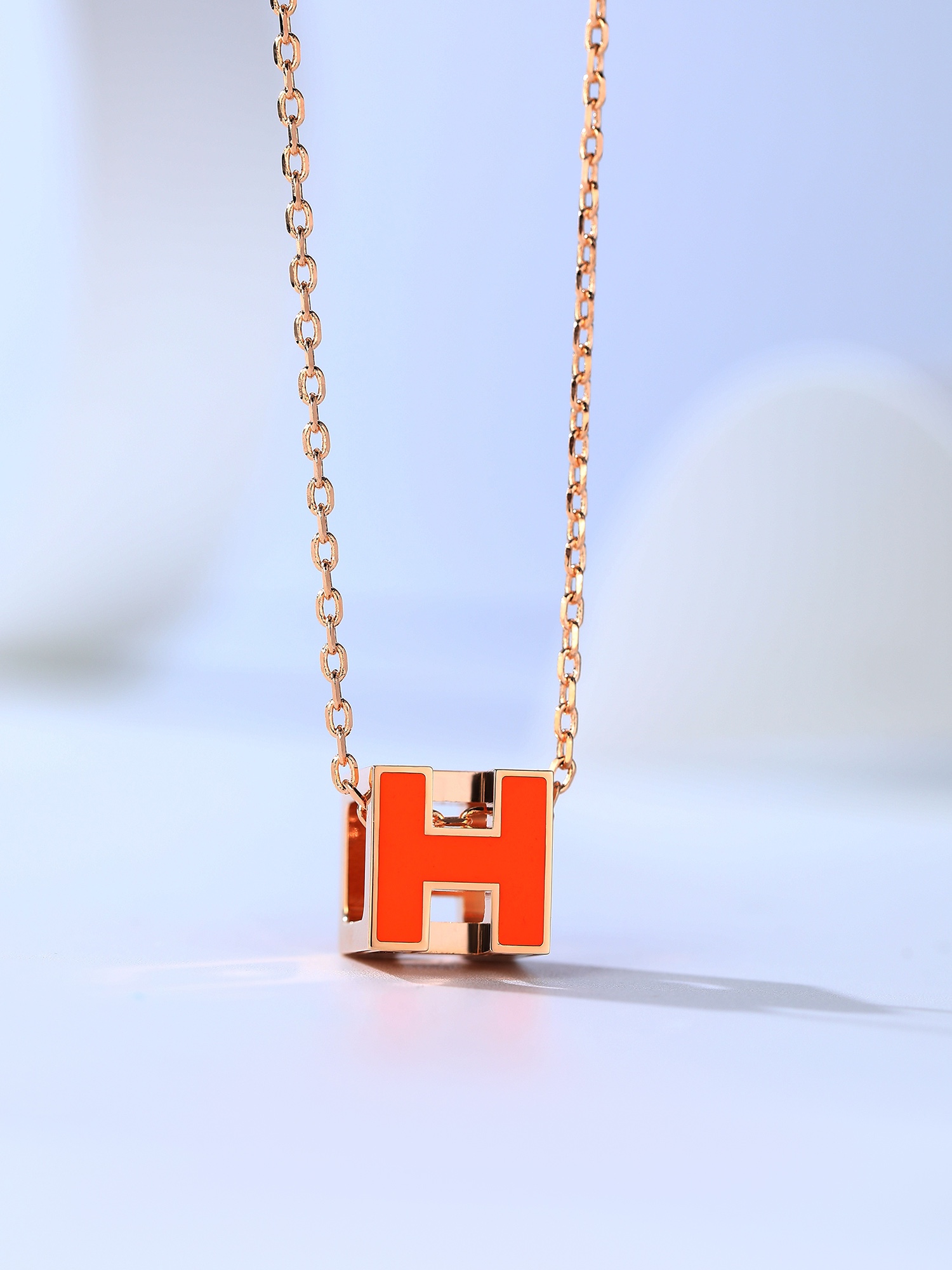 【ネックレス】HERMES Cage