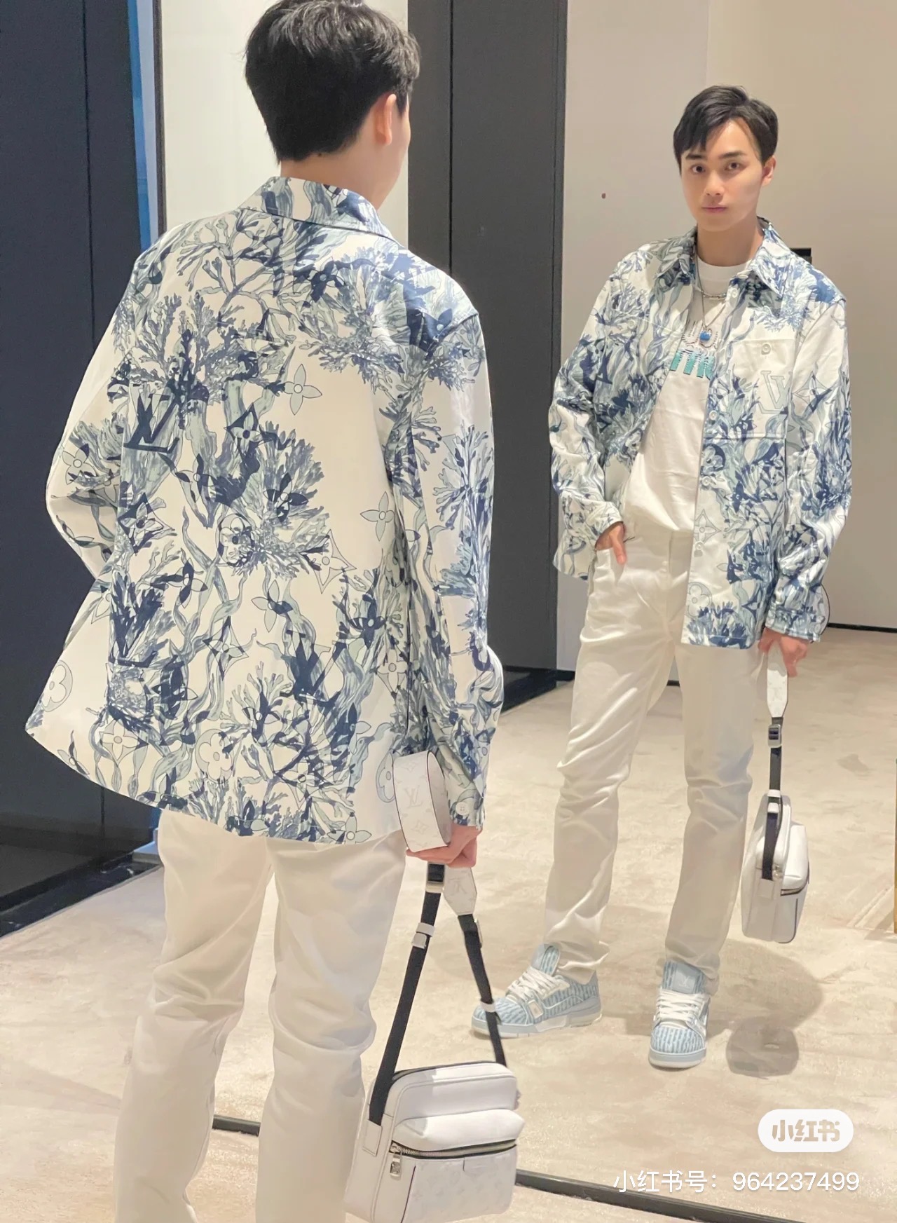 【ワイシャツ】LOUIS VUITTON XS-L