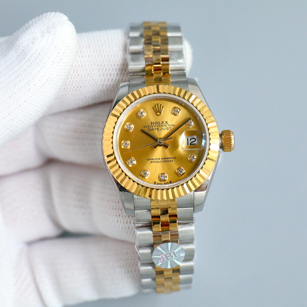 【18-22日にお届け】Rolex レディース 腕時計 デイトジャスト  28MM 