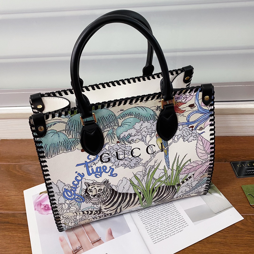 【GUCCI】GG Retro mini tote 31*26.5*14cm