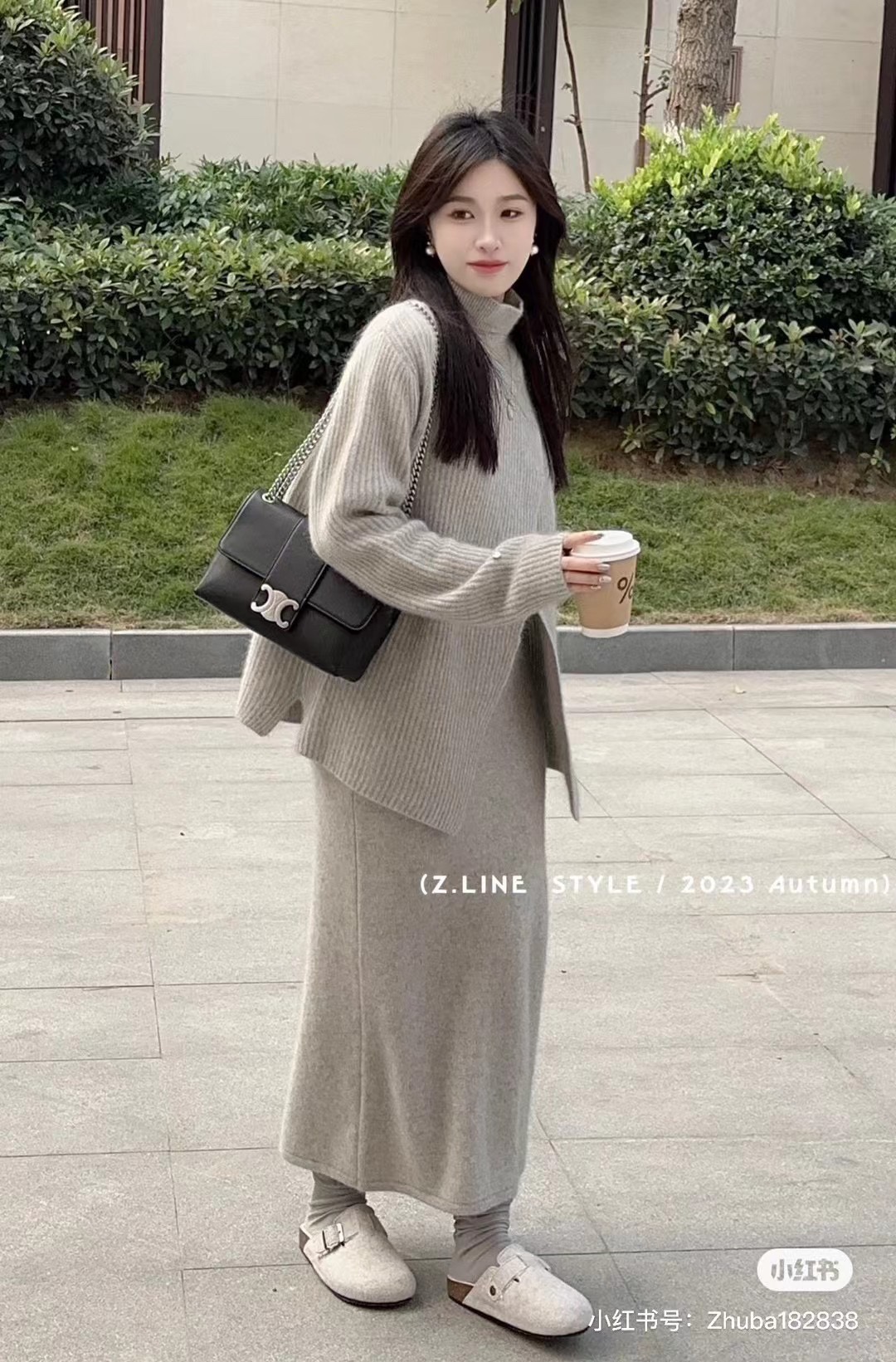 【CELINE】Victoire 23.5X14X8CM