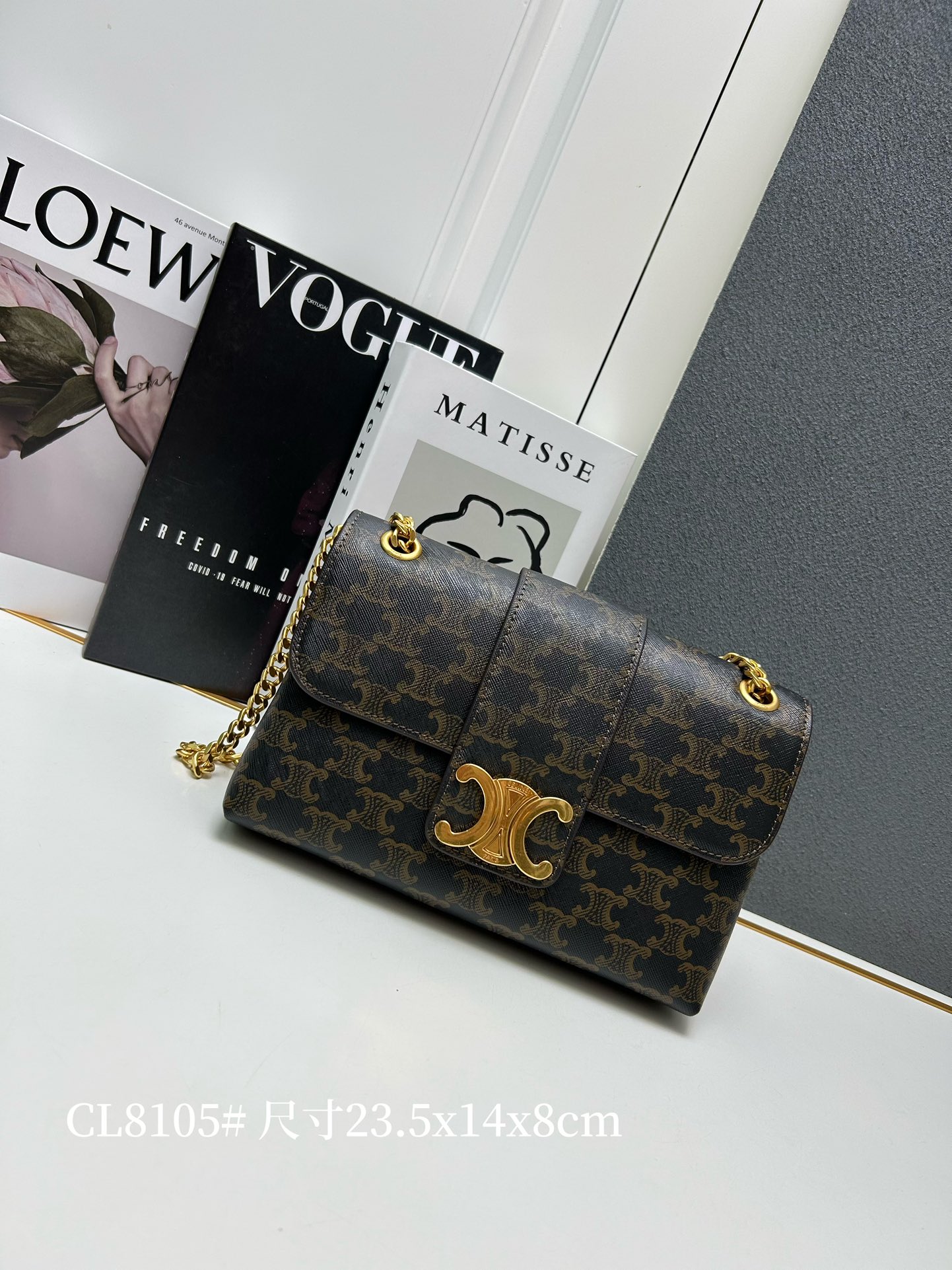 【CELINE】Victoire 23.5X14X8CM