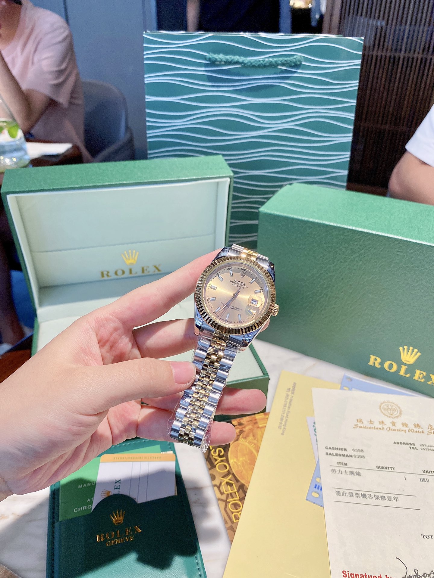 【20-25日間の輸送時間】【ROLEX】デイトジャスト 41mm