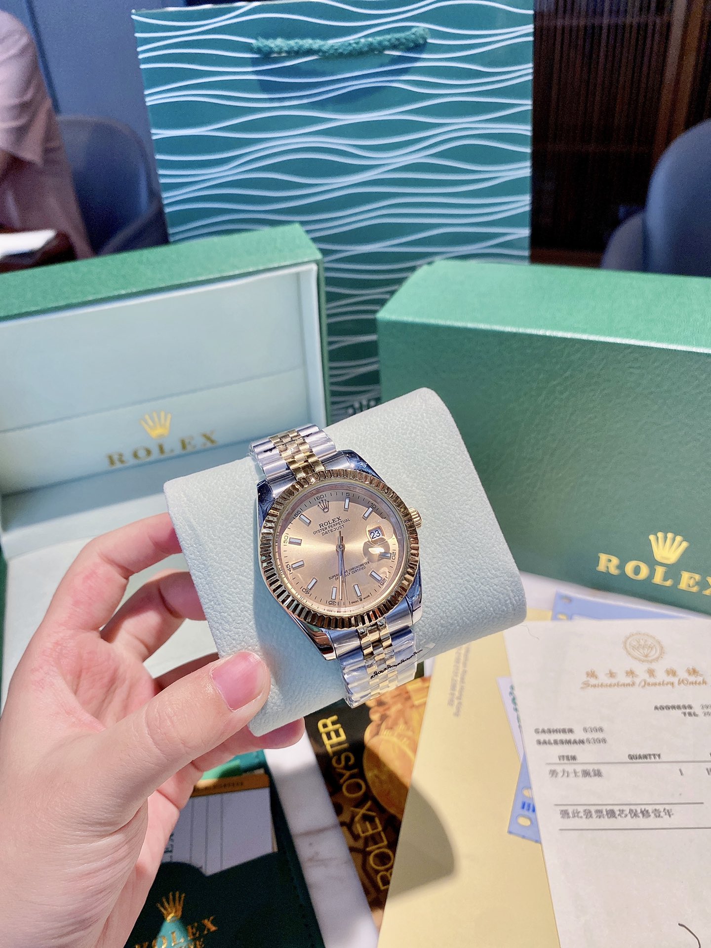 【20-25日間の輸送時間】【ROLEX】デイトジャスト 41mm