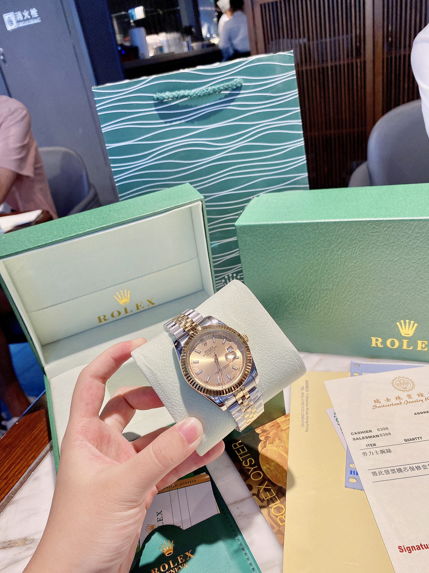 【20-25日間の輸送時間】【ROLEX】デイトジャスト 41mm