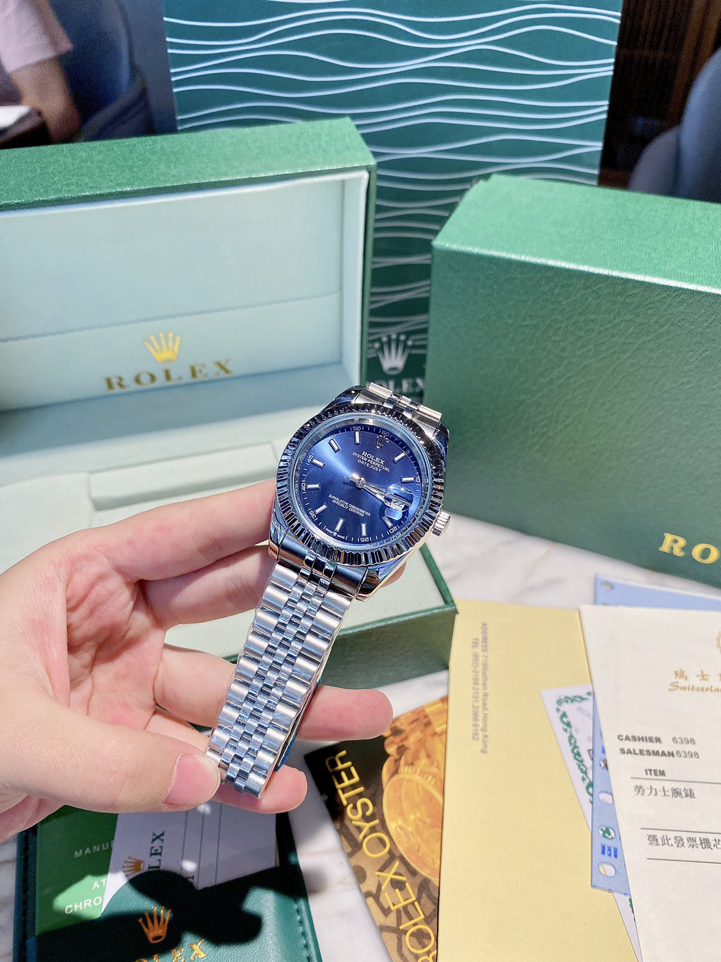 【20-25日間の輸送時間】【ROLEX】デイトジャスト 41mm