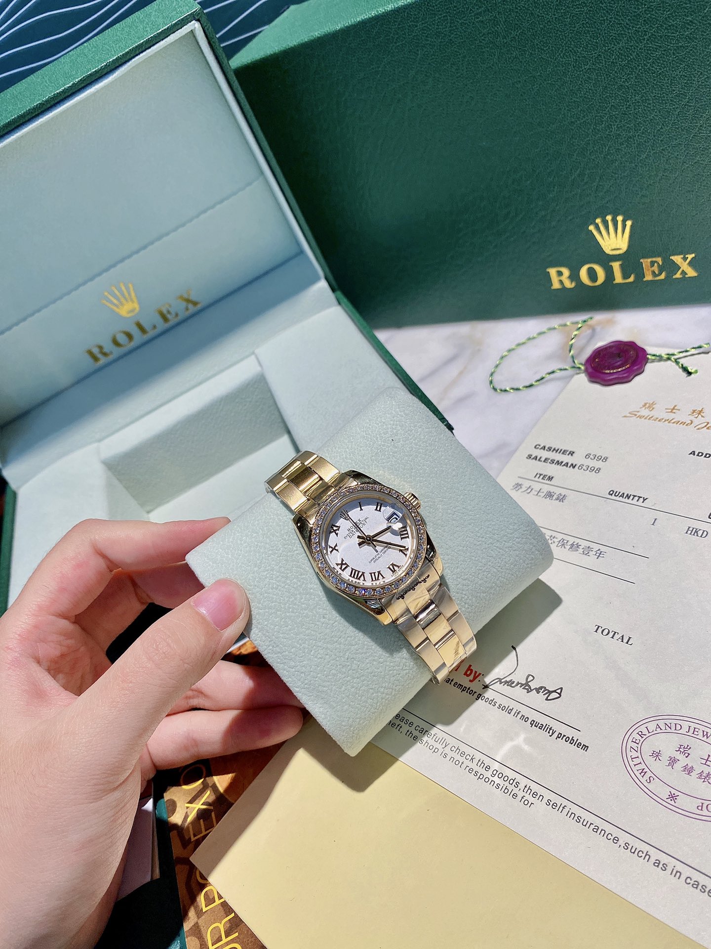 【20-25日間の輸送時間】【ROLEX】デイトジャスト  31mm