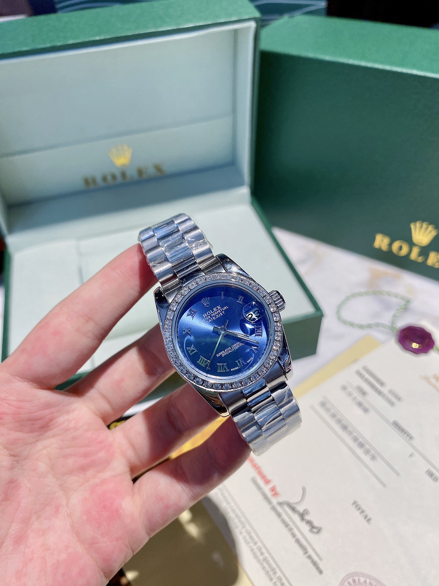 【20-25日間の輸送時間】【ROLEX】デイトジャスト  31mm
