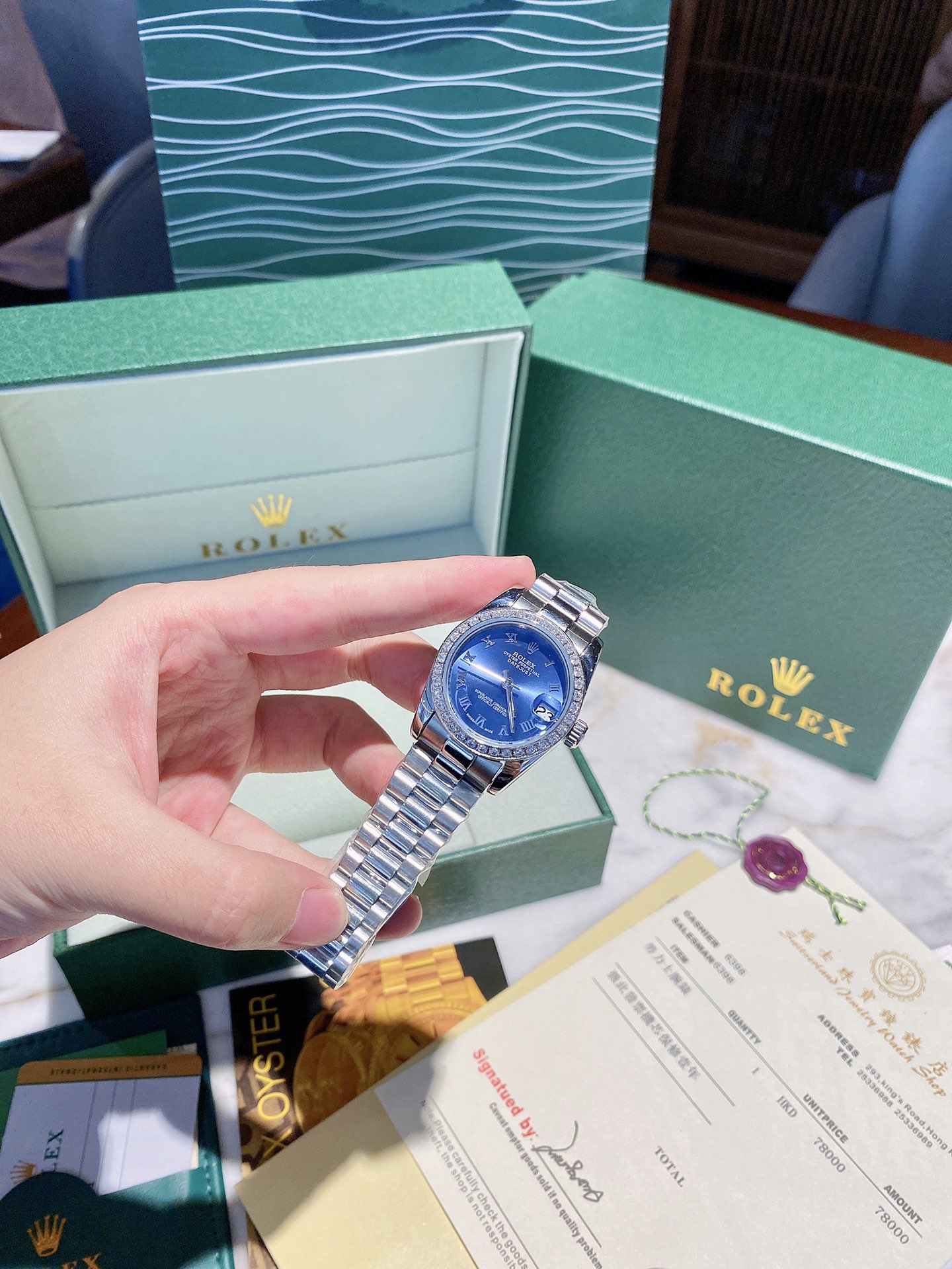 【20-25日間の輸送時間】【ROLEX】デイトジャスト  31mm