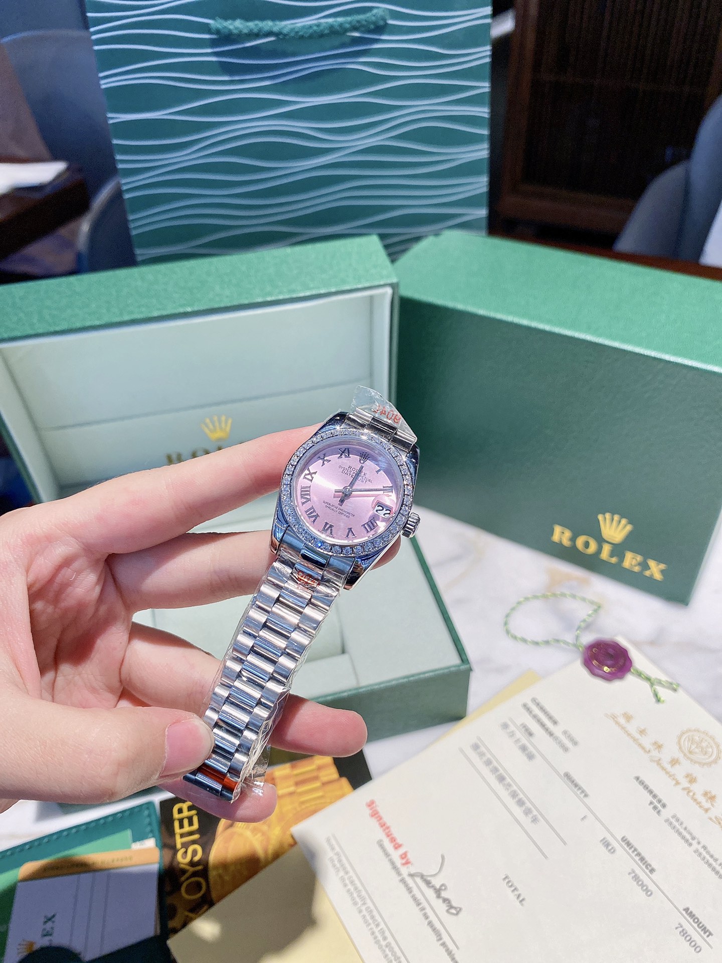 【20-25日間の輸送時間】【ROLEX】デイトジャスト  31mm